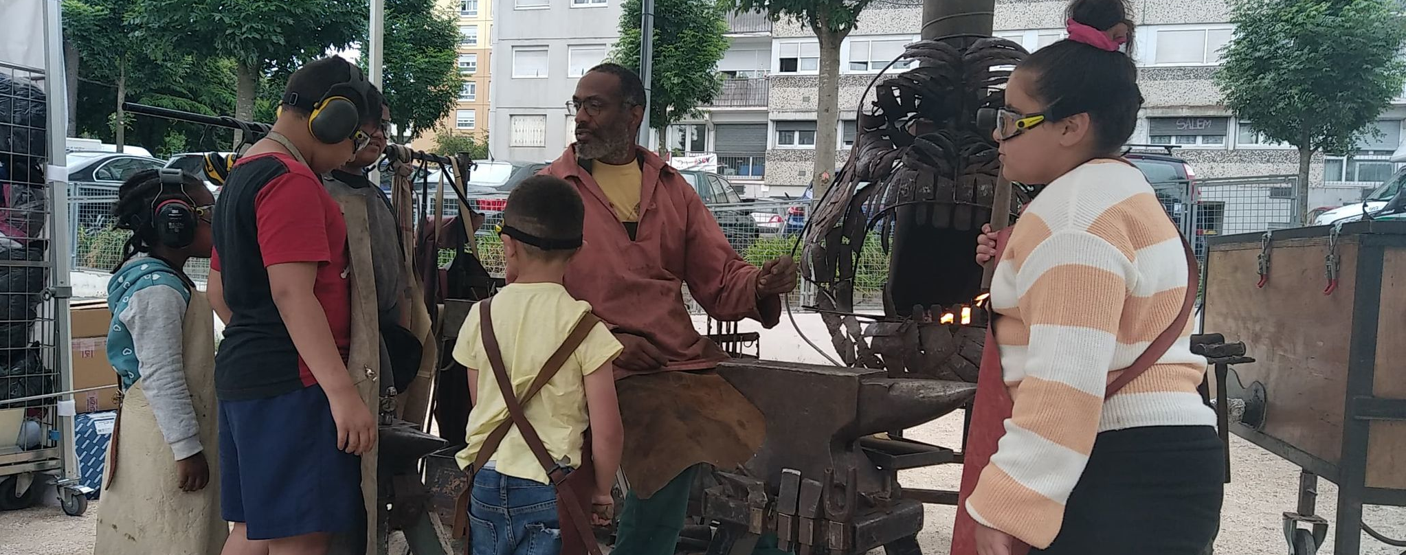 Prestation avec des enfants